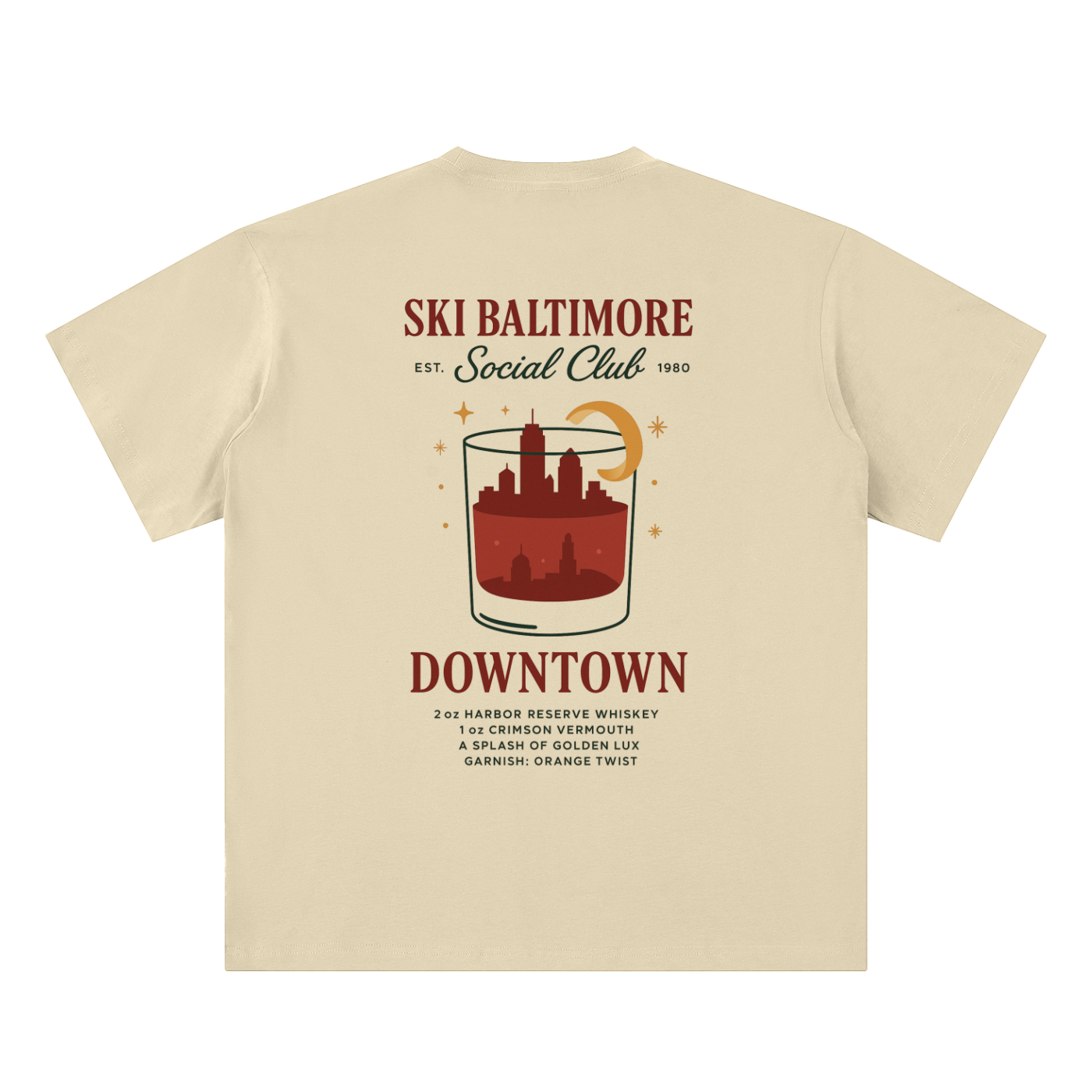 https://ajmall-vc-public-bucket.oss-us-west-1.aliyuncs.com/hugepod/material/custom_printing/b1085741e6084f88855a57da305db784.png 'The Downtown' Tee - Image 1